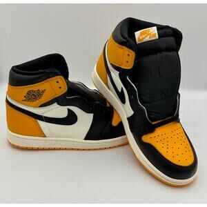 Air Jordan 1 Retro High OG Yellow Toe Taxi Sz 12 #113